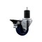 Service Caster 3'' Solid Poly Swivel 1-3/4'' Expanding Stem Caster with Brake SCC-EX20S314-SPUS-PLB-134 - alternate 1
